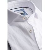 Slim Fit Businesshemd aus Uni Struktur