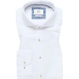 Slim Fit Businesshemd aus Uni Struktur