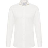 Eterna - Overhemd - Wit - Twill - Lange Mouwen - Slim Fit