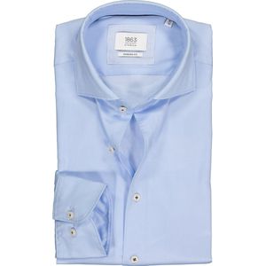 ETERNA - Modern Fit Overhemd - Lichtblauw - 100% Katoen - Casual Soft Tailoring