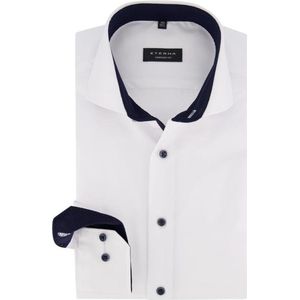ETERNA - Overhemd - Wit - 100% Katoen - Strijkvrij - Comfort Fit