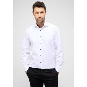 ETERNA - Comfort Fit - Overhemd - Wit - 100% Katoen - Strijkvrij