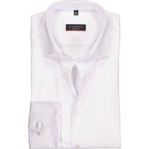 ETERNA - Modern Fit Overhemd - Wit - Twill