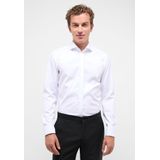 ETERNA - Slim Fit - Overhemd - Wit - Dubbele Manchet - Strijkvrij