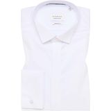 ETERNA - Modern Fit - Overhemd - Wit - Strijkvrij - Boordmaat: 40