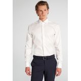 Eterna - Slim Fit Overhemd - Blauw - Twill - Lange Mouwen