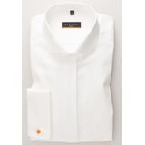 Eterna - Slim Fit Overhemd - Blauw - Twill - Lange Mouwen