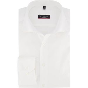 ETERNA - Modern Fit Overhemd - Ecru - Katoen - Strijkvrij