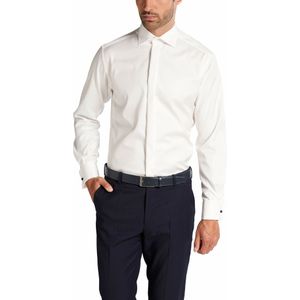 Eterna - Heren Overhemd - Lichtblauw - Twill - Lange Mouwen