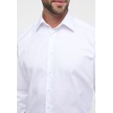 ETERNA - Comfort Fit - Overhemd - Wit - Dubbele Manchet - Strijkvrij