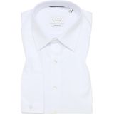 ETERNA - Comfort Fit - Overhemd - Wit - Dubbele Manchet - Strijkvrij