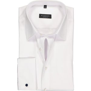 ETERNA - Comfort Fit - Overhemd - Wit - Dubbele Manchet - Strijkvrij