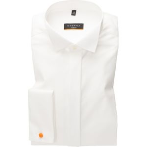 ETERNA - Slim Fit Overhemd - Ecru - Twill - Strijkvrij