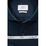 ETERNA - Modern Fit Overhemd - Donkerblauw - Jersey - Strijkvriendelijk