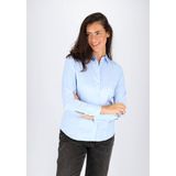 ETERNA - Damesblouse - Lichtblauw - Katoen - Strijkvriendelijk
