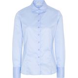 ETERNA - Damesblouse - Lichtblauw - Katoen - Strijkvriendelijk