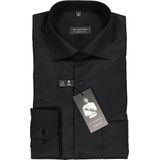 ETERNA - Overhemd - Zwart - 100% Katoen - Kent Kraag