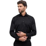 ETERNA - Overhemd - Zwart - 100% Katoen - Kent Kraag