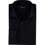 ETERNA - Overhemd - Zwart - 100% Katoen - Kent Kraag