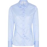 ETERNA - Blouse - Lichtblauw - Korte Mouwen - Slim Fit