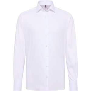 ETERNA - Modern Fit Overhemd - Wit - Lyocell - Strijkvriendelijk