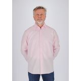 ETERNA - Modern Fit Overhemd - Licht Roze - Twill - Lange Mouwen