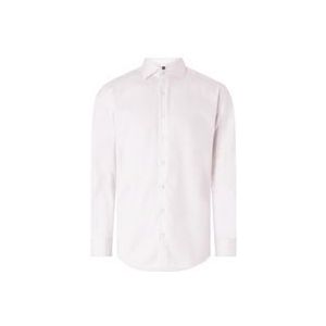 ETERNA - Modern Fit Overhemd - Licht Roze - Twill - Lange Mouwen