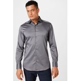 ETERNA - Modern Fit Overhemd - Lichtblauw - Lyocell - Strijkvriendelijk