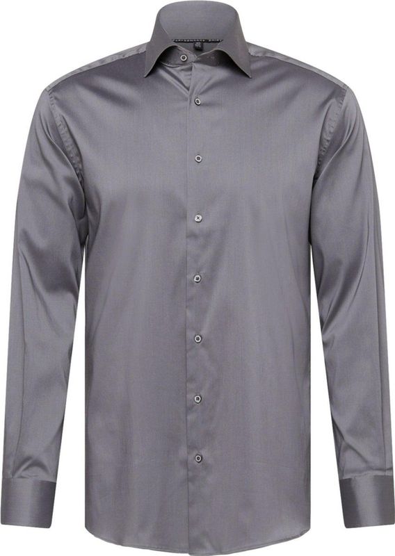 ETERNA - Modern Fit Overhemd - Lichtblauw - Lyocell - Strijkvriendelijk