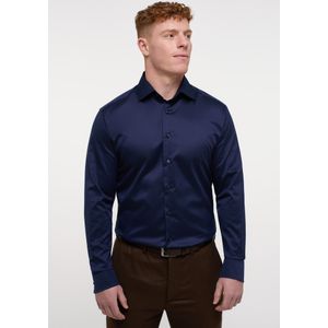 ETERNA - 1863 - Overhemd - Donkerblauw - 2-ply Twill - Heren