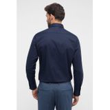 ETERNA - Modern Fit - Overhemd - Donkerblauw - 100% Katoen - Strijkvrij