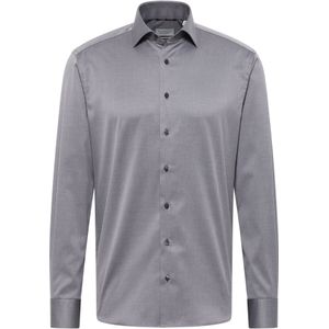 ETERNA - Modern Fit Overhemd - Korte Mouwen - Wit - Twill