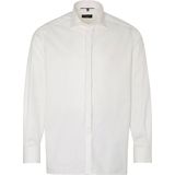 ETERNA - Comfort Fit Overhemd - Ecru - Twill - Strijkvrij - Boordmaat 45