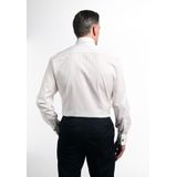 ETERNA - Comfort Fit Overhemd - Ecru - Twill - Strijkvrij - Boordmaat 45