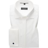 ETERNA - Comfort Fit Overhemd - Ecru - Twill - Strijkvrij - Boordmaat 45