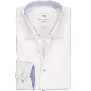 ETERNA - 1863 Slim Fit Overhemd - Wit - 2-Ply Twill