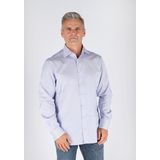 ETERNA - 1863 - Overhemd - Blauw met Wit Gestreept - Modern Fit - Premium 2-ply Twill