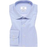 ETERNA - 1863 - Overhemd - Blauw met Wit Gestreept - Modern Fit - Premium 2-ply Twill
