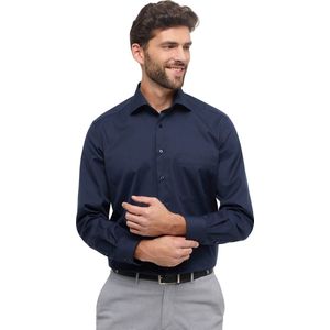 Eterna - Overhemd - Navy - Katoen - Comfort Fit