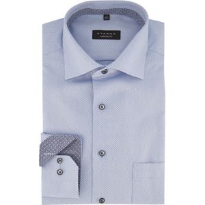 Eterna - Overhemd - Lichtblauw - Katoen - Normale Fit