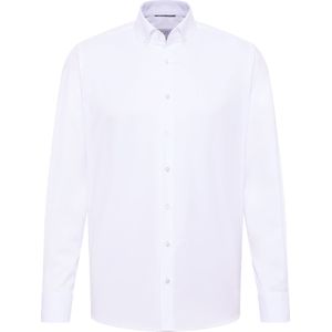 ETERNA - Heren Overhemd - Wit - Katoen - Modern Fit - Kreukvrij