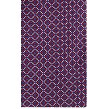 ETERNA modern fit overhemd overhemd, twill, rood, wit en blauw dessin