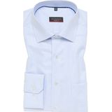 ETERNA - Modern Fit - Overhemd - Lichtblauw - Structuurweving - Strijkvrij