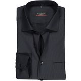 ETERNA - Modern Fit - Overhemd - Antraciet Grijs - 100% Katoen - Strijkvrij