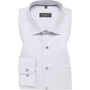 ETERNA - Heren Overhemd - Blauw - Katoen - Strijkvrij