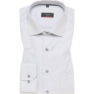 Eterna - Overhemd - Lichtblauw - Katoen - Strijkvrij
