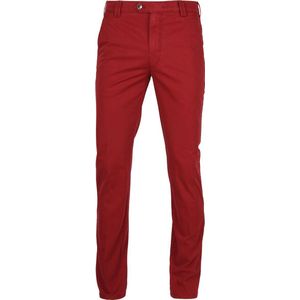 Meyer - Chino Bonn - Rood - Katoen/Elastaan - Modern-Fit