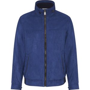 Bugatti - Jas - Blauw - Effen - Wijde Fit - Opstaande Kraag