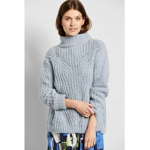 bugatti Dames W9635-52778 pullover, lichtblauw, standaard