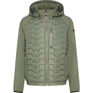 Bugatti Tussenjas - Groen - 100% Polyester - Wijde Fit